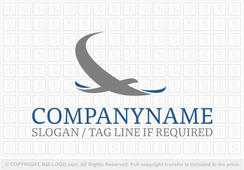 Logo 2628: Simple Eagle Logo