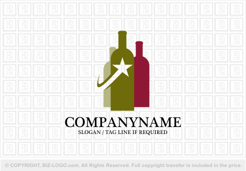Logo 1589: Wine Bottles Logo