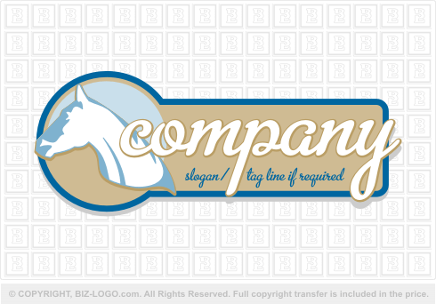 Logo 2319: Elegant Horse Logo