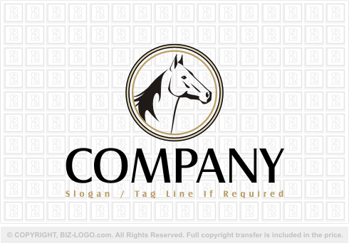 Logo 2317: Horse Portrait Logo