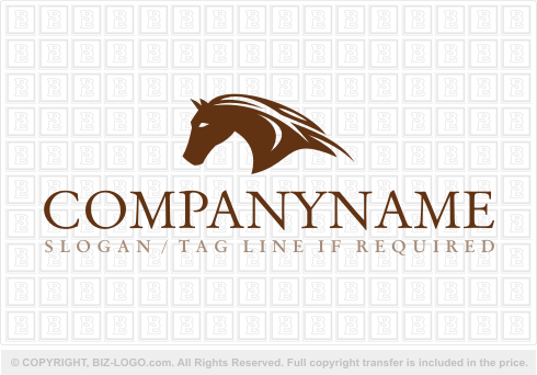 Logo 2440: Expressive Horse Logo