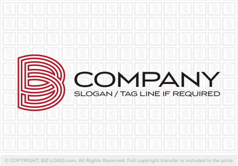 Logo 2601: Complex Letter B Logo