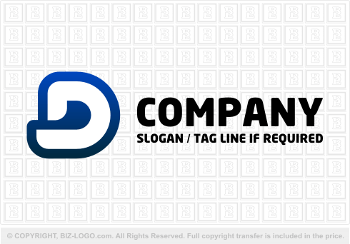 Logo 2432: Bold Letter D Logo