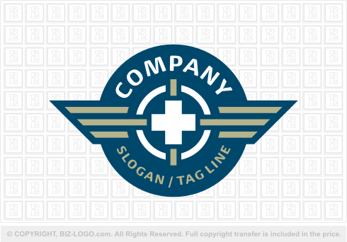 Logo 2528: Medical Wings Logo