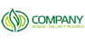 Oval Shaped Leaves Logo