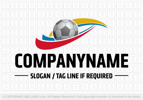 Logo Design Text on Pre Designed Logo 1717  Soccer Logo