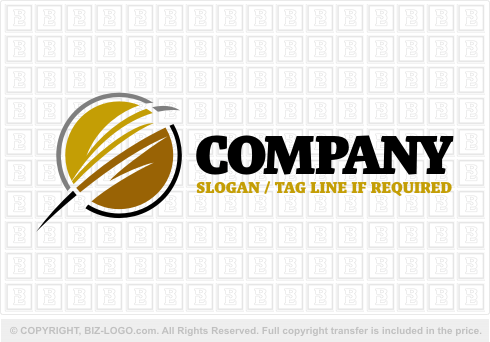 Logo 2394: Logo with Circle and Swooshes