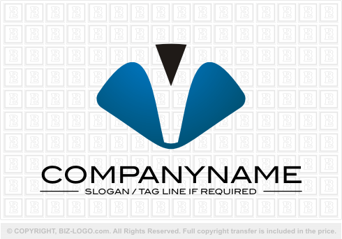Logo 2076: Elegant Letter V Logo