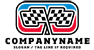 Checkered Flags Logo<br>Watermark will be removed in final logo.