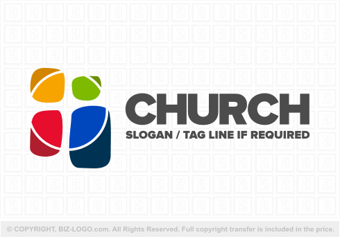 Logo 3101: Bright Colors Church Logo