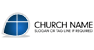 Blue Water Drop Church Logo