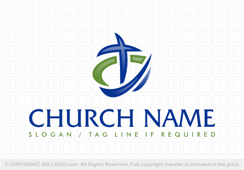 Logo 3086: Cross Logo Design