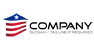 USA Flag House Logo<br>Watermark will be removed in final logo.