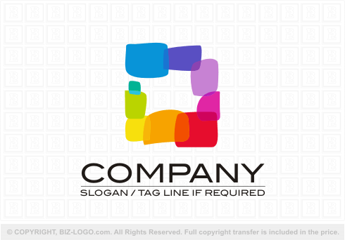Logo 2864: Square Rainbow Logo