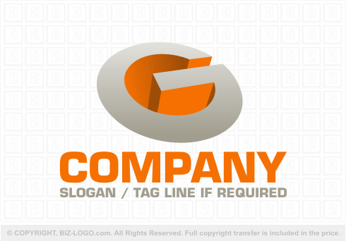 Logo 3017: 3D Letter G Logo