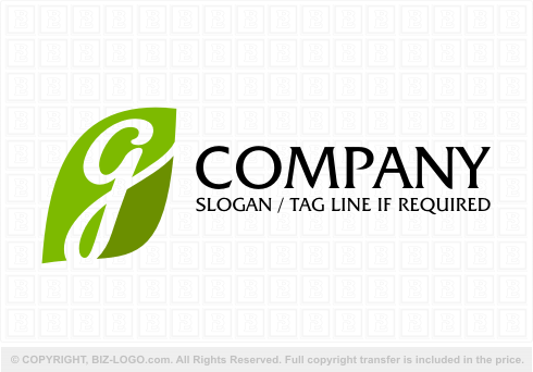 Logo 3011: G Leaf Logo