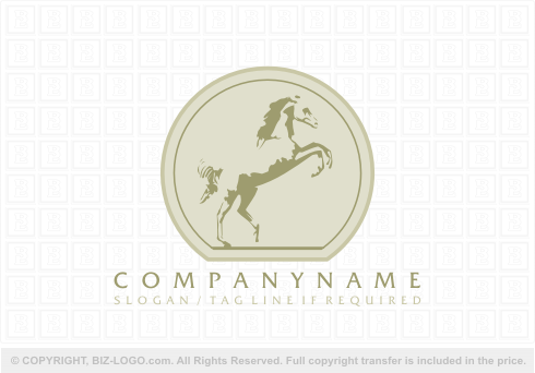 Logo 2676: Prancing Horse Logo Design