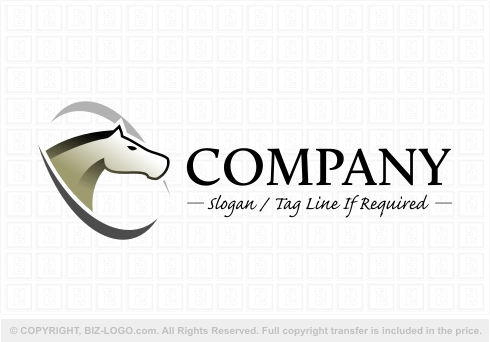 Logo 3380: Horse Head Logo Design