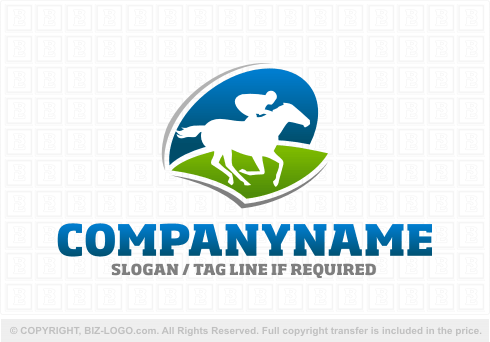 Logo 3382: Horse Race Logo