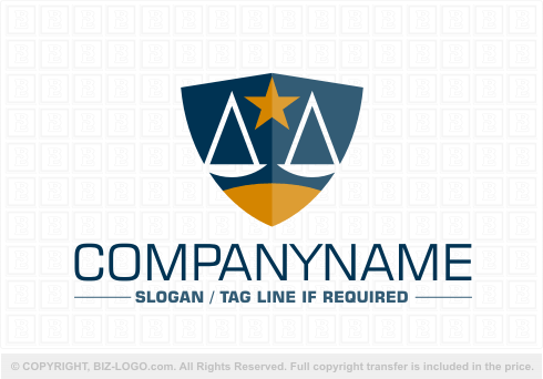 Logo 2847: Lawyer Shield Logo