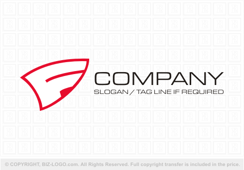 Logo 2995: Red and White F Logo