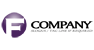 White on Purple F Logo