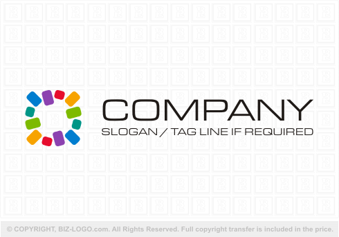 Logo 2695: Colorful Letter O Logo