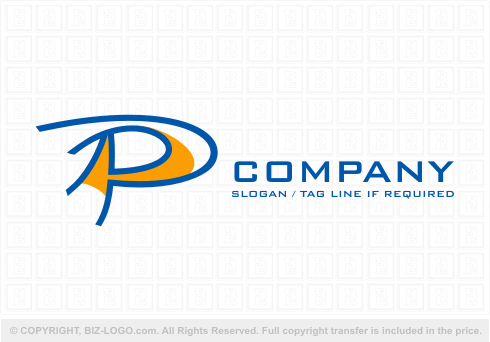Logo 2690: Letter P Outlines Logo