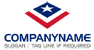 American Flag V Logo