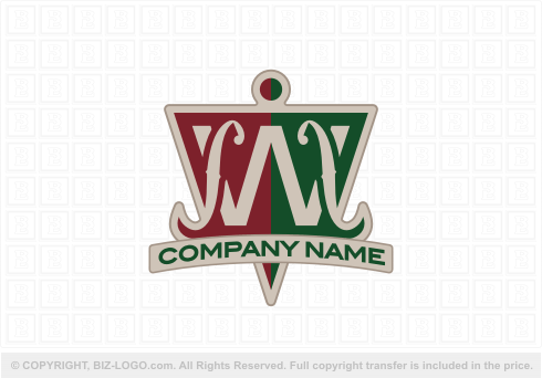 Logo 3335: Letter W Music Logo