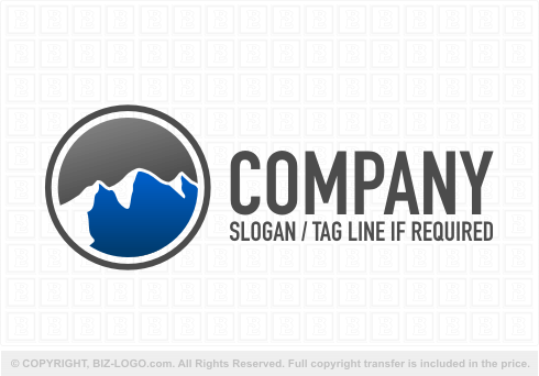 Logo 3142: Mountain Range Logo Design