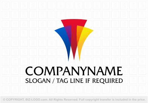 Logo 3253: Color Triangles Logo