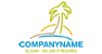 Island Palm Tree Logo