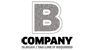 Letter B Line Pattern Logo