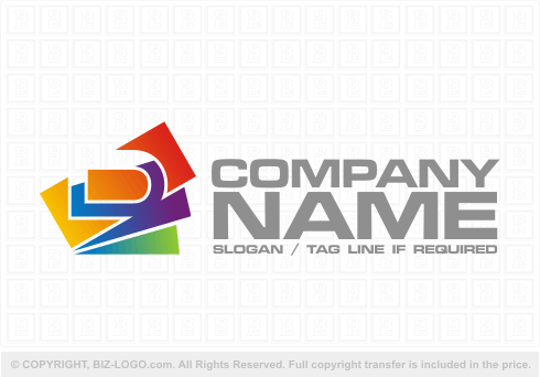 Logo 4451: Letter D Printing Logo
