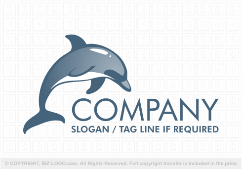 Logo 3530: Dolphin Logo Design