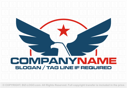 Logo 3707: Star and Eagle Logo