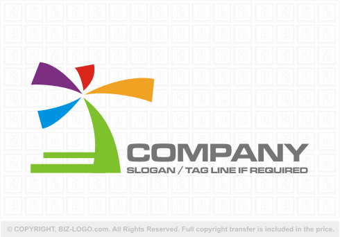 Logo 3976: Rainbow Runner Logo
