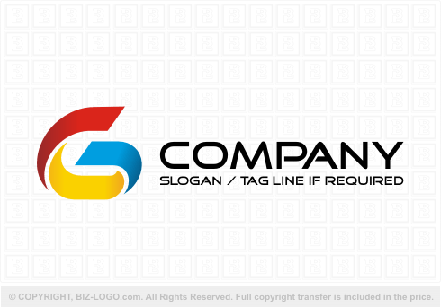 Logo 4490: 3D letter G Logo Design