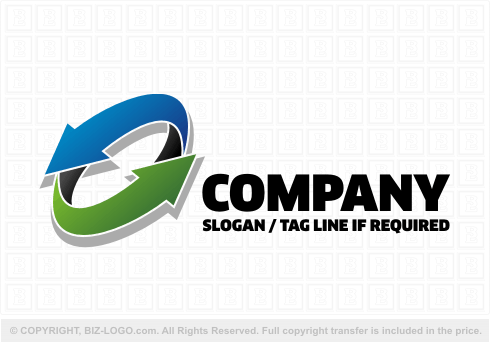 Logo 3819: Recycle Arrows Logo