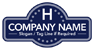 Crest-Style Letter H Logo