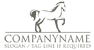Logo with Outlined Horse