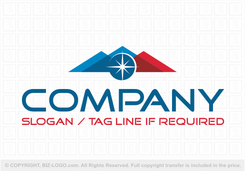 Logo 4049: Roofs and Compass Logo