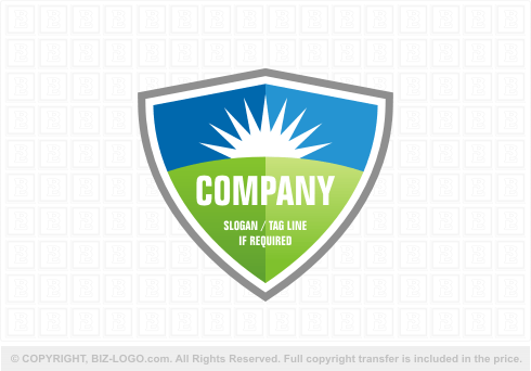 Logo 4299: Landscape Shield Logo