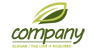 Two Green Leaves Logo<br>Watermark will be removed in final logo.