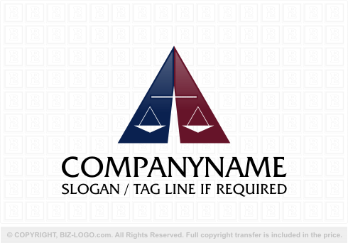 Logo 4019: Triangular Scales Logo