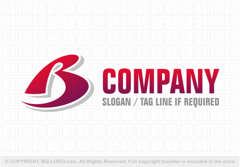 Logo 4333: Bold Red B Logo