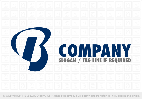 Logo 4336: Navy B Logo