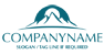 One-Color Mountain Logo Design