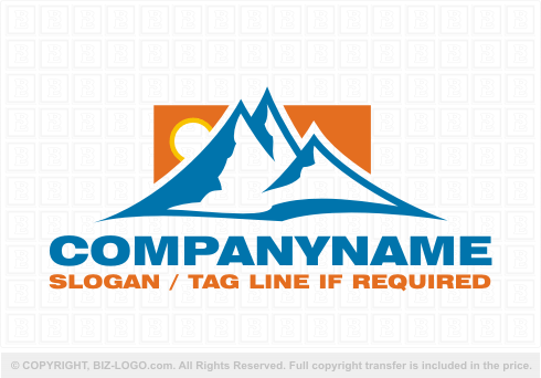 Logo 3593: Three Mountain Peaks Logo